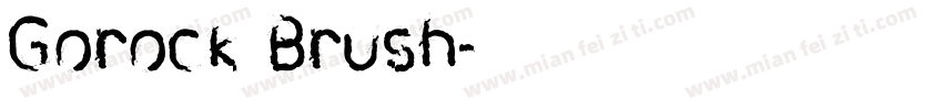 Gorock Brush字体转换